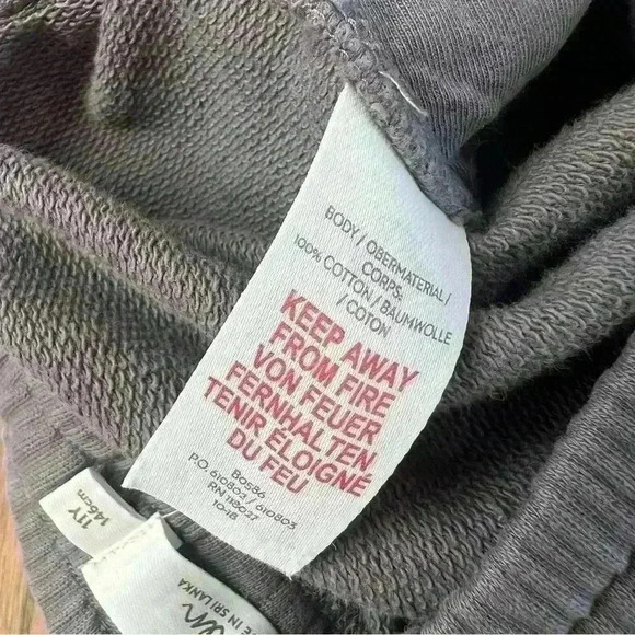 Boden Kids Garment Dyed Gray Sweat Shorts Size 11 Years (146 cm) - Picture 8 of 9